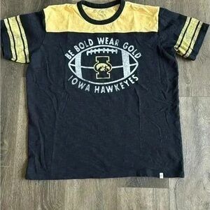 Iowa Hawkeyes Kids Black and Gold T-Shirt